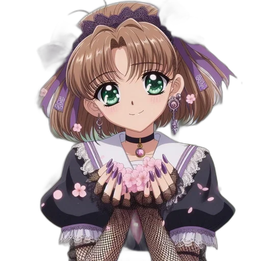 staff, flower, weapon, anime transparent PNG cut-out