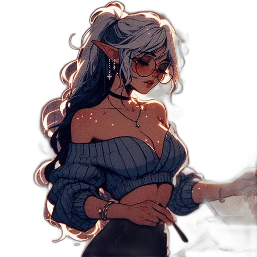dress, staff, crown, concept art transparent PNG cut-out
