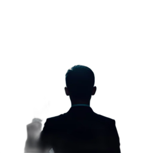 staff, face, jacket, robot transparent PNG cut-out