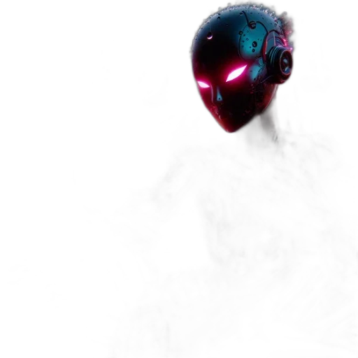 mask, robot, creature, face transparent PNG cut-out