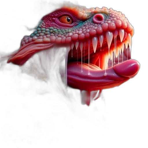 dragon, creature, mask, animal transparent PNG cut-out