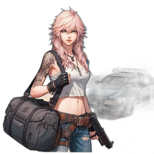 weapon, concept art, fantasy art, anime transparent PNG cut-out