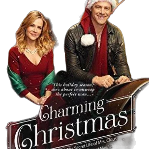 festive, movie, poster, featuring transparent PNG cut-out