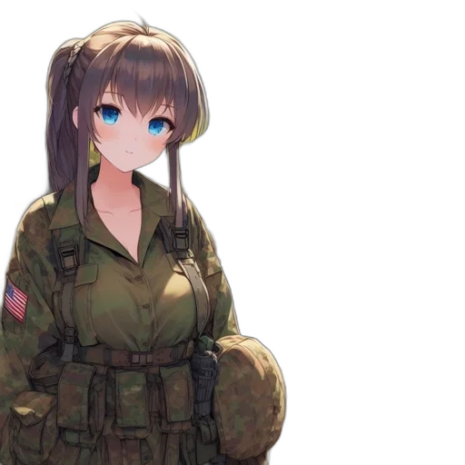weapon, dress, face, jacket transparent PNG cut-out
