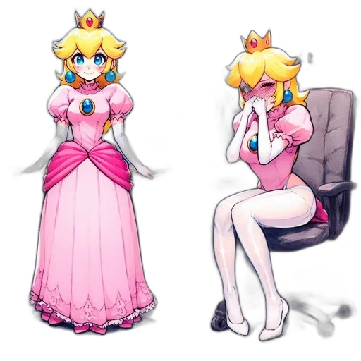 dress, crown, furniture, concept art transparent PNG cut-out