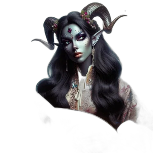 staff, mask, dragon, fantasy art transparent PNG cut-out