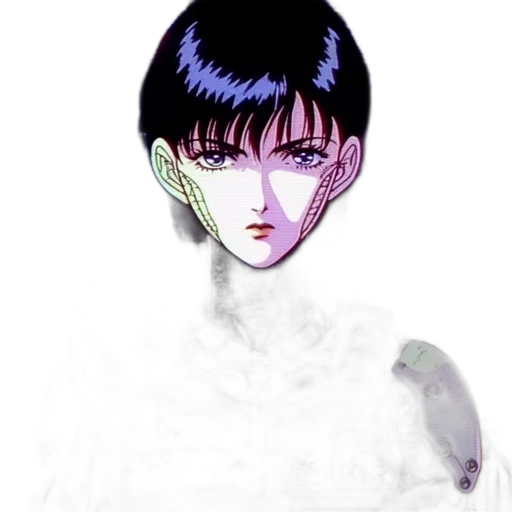 face, mask, creature, robot transparent PNG cut-out