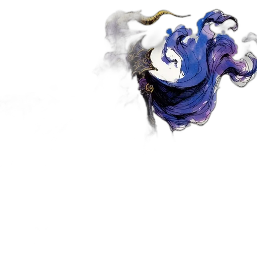 dragon, mask, hair, crown transparent PNG cut-out