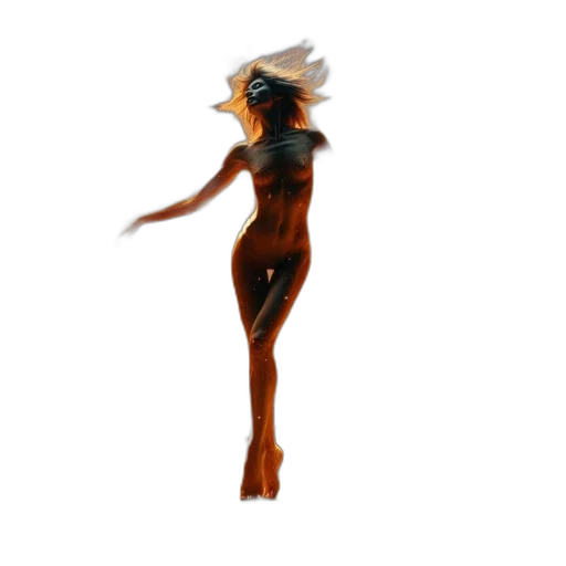 creature, hair, dress, hat transparent PNG cut-out