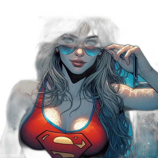 comic book art, concept art, fantasy art, cartoon transparent PNG cut-out
