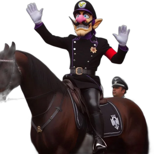 animal, hat, staff, weapon transparent PNG cut-out