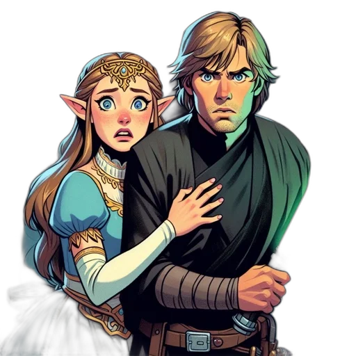 comic book art, fantasy art, concept art, pixel art transparent PNG cut-out