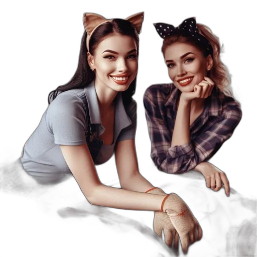 photorealistic, cartoon, concept art, oil painting transparent PNG cut-out