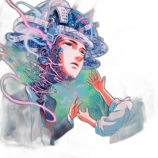 crown, hat, face, watercolor transparent PNG cut-out