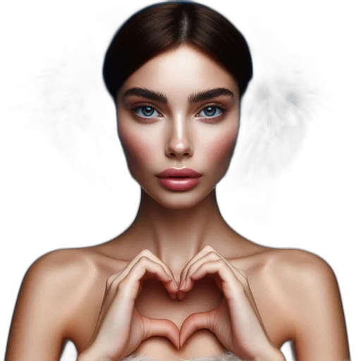 jewelry, face, photorealistic, fantasy art transparent PNG cut-out