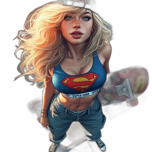 comic book art, concept art, fantasy art, photorealistic transparent PNG cut-out