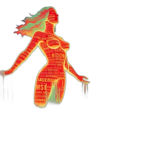 dress, concept art, 3d render, comic book art transparent PNG cut-out