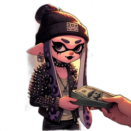 weapon, jacket, hat, mask transparent PNG cut-out