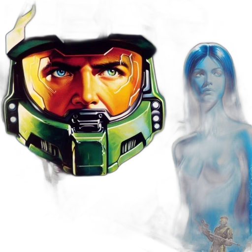 mask, concept art, comic book art, photorealistic transparent PNG cut-out