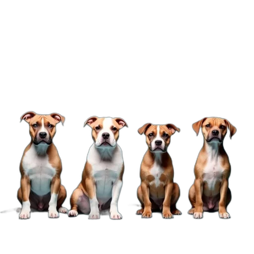 staff, animal, photorealistic, 3d render transparent PNG cut-out