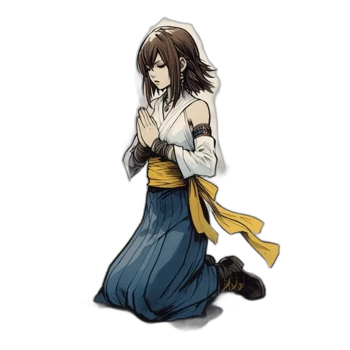 dress, staff, sword, concept art transparent PNG cut-out