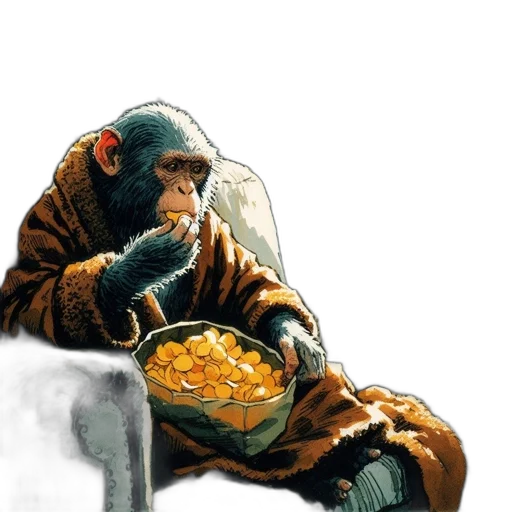 food, concept art, photorealistic, comic book art transparent PNG cut-out