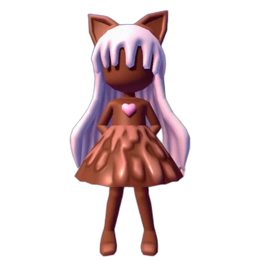 dress, staff, creature, robot transparent PNG cut-out