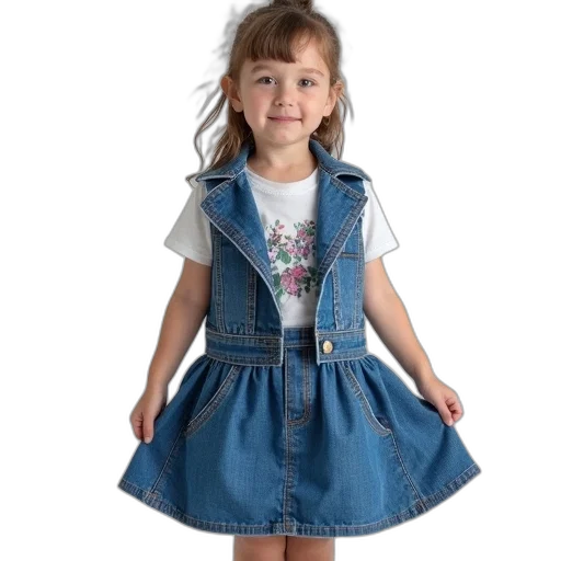 dress, jacket, fashion, children transparent PNG cut-out