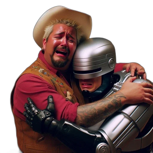 robot, hat, outer space, emotional transparent PNG cut-out