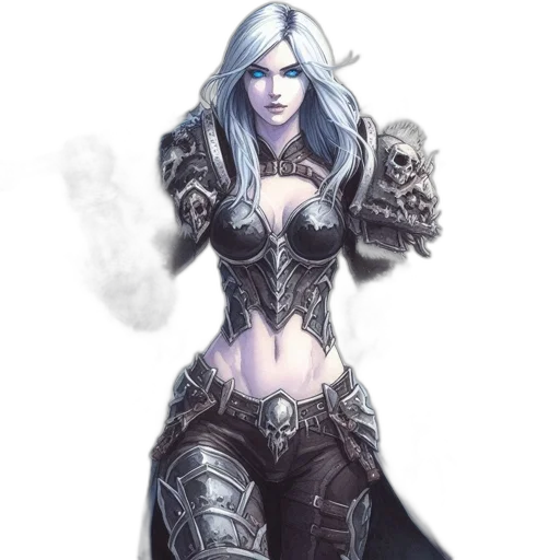 fantasy art, concept art, comic book art, pixel art transparent PNG cut-out