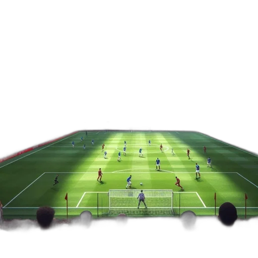 3d render, concept art, crowded, stadium transparent PNG cut-out