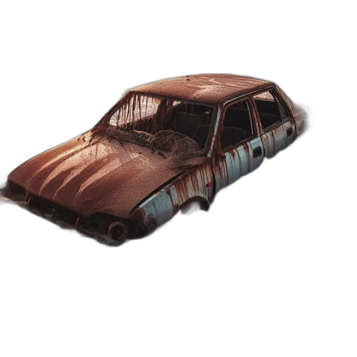 car, weapon, bottle, 3d render transparent PNG cut-out
