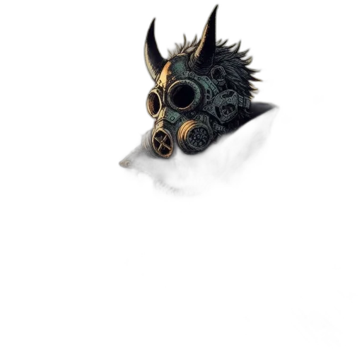 mask, weapon, face, creature transparent PNG cut-out