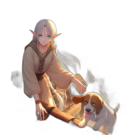 dragon, staff, creature, animal transparent PNG cut-out