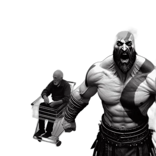 concept art, comic book art, fantasy art, 3d render transparent PNG cut-out