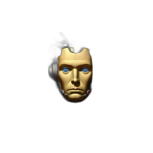 mask, robot, face, jewelry transparent PNG cut-out