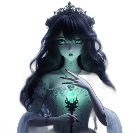 crown, jewelry, dress, fantasy art transparent PNG cut-out