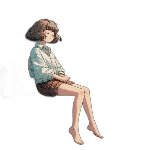 dress, hat, hair, umbrella transparent PNG cut-out