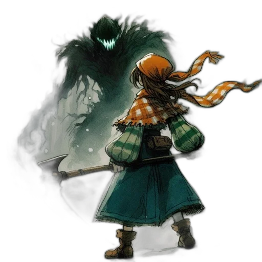 staff, sword, weapon, concept art transparent PNG cut-out