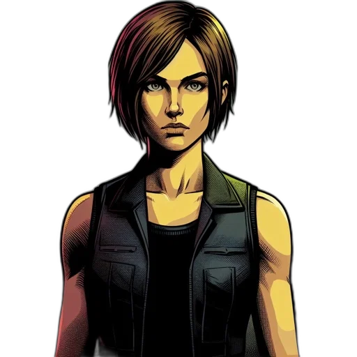comic book art, concept art, pixel art, cartoon transparent PNG cut-out
