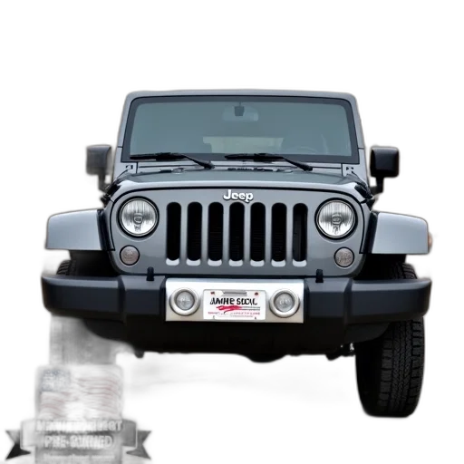 photorealistic, 3d render, gray, jeep transparent PNG cut-out