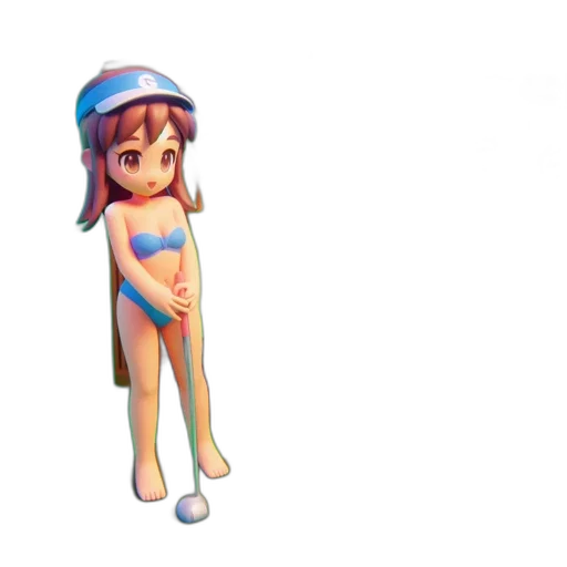 dress, staff, creature, hat transparent PNG cut-out