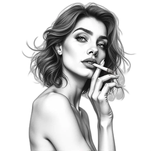 face, jewelry, dress, photorealistic transparent PNG cut-out