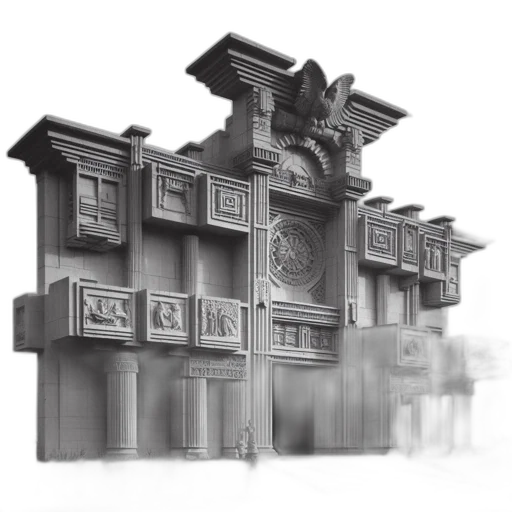 building, furniture, dragon, weapon transparent PNG cut-out