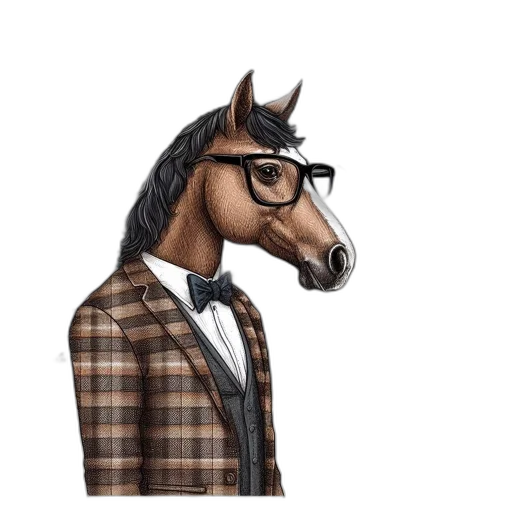 animal, jacket, hat, cartoon transparent PNG cut-out