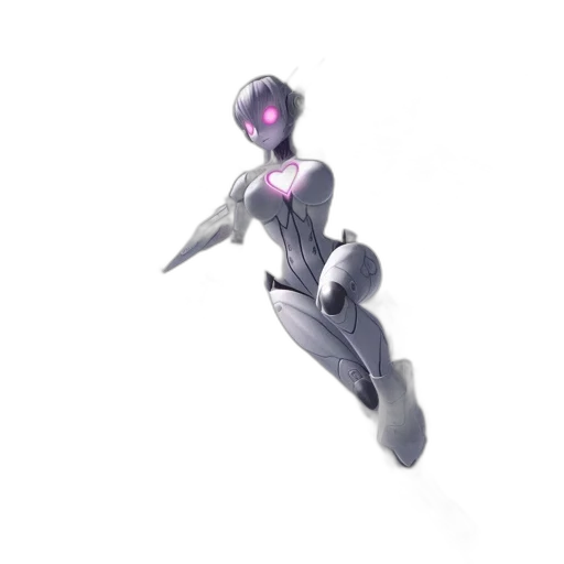 robot, weapon, creature, staff transparent PNG cut-out