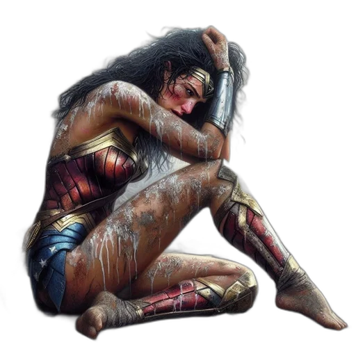 comic book art, concept art, fantasy art, photorealistic transparent PNG cut-out