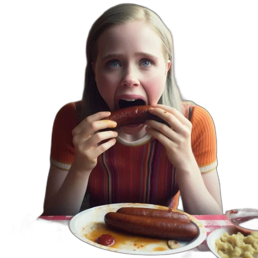food, face, creature, animal transparent PNG cut-out