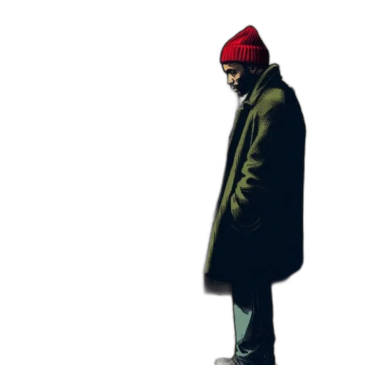 jacket, hat, face, mask transparent PNG cut-out