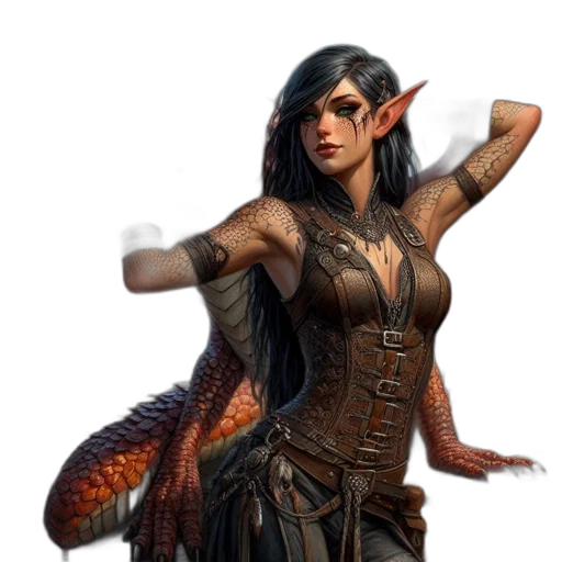 dragon, staff, fantasy art, concept art transparent PNG cut-out